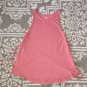 Stitched side tank top